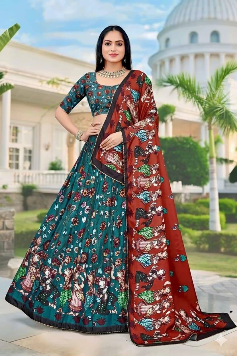 Artriddhs Dola silk D NO DEGITAL 02 Lehengha choli manufacturers